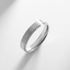 Кольцо XUPING классика мини, цвет серебро, размер 17