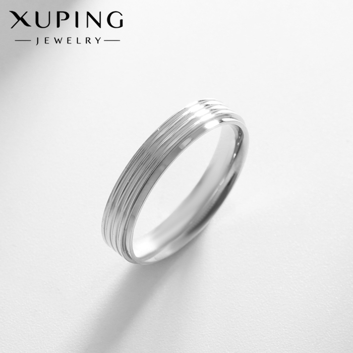 Кольцо XUPING классика мини, цвет серебро, размер 19 - Фото 1