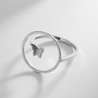 Кольцо XUPING бабочка, цвет серебро, размер 18 - Фото 2