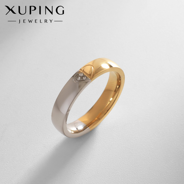 

Кольцо XUPING нежность, цвет серебряно-золотой, размер 16