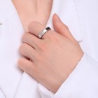 Кольцо XUPING слава, цвет белый в серебре, размер 18 - фото 24717477