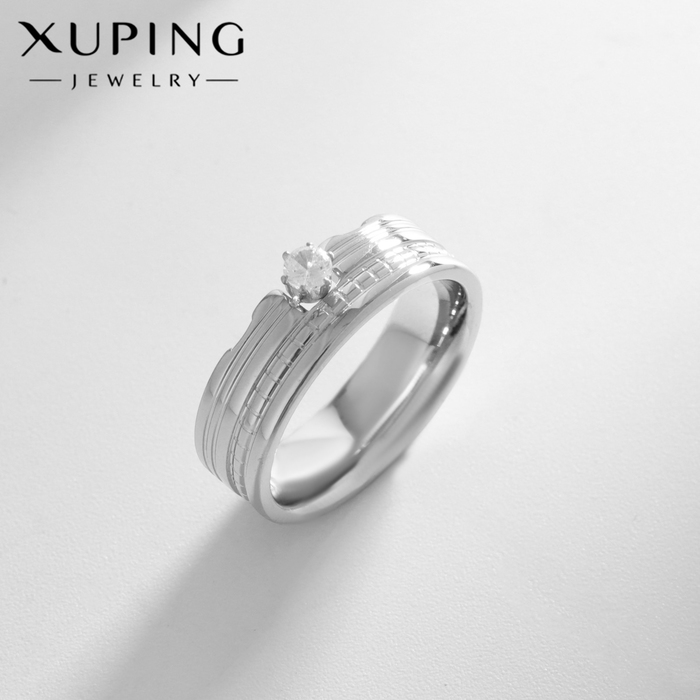 

Кольцо XUPING венец, цвет белый в серебре, размер 16