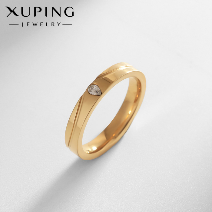 

Кольцо XUPING отблеск, цвет белый в золоте, размер 17