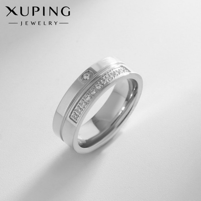 

Кольцо XUPING лавры, цвет белый в серебре, размер 18