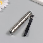 Фонарик брелок для ключей с ремешком «Серебро», AA×1 шт., 1.5×1.5×10.5 см - Фото 2