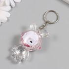 Фонарик свет на кольце"Зайчик-космонавт" розовый, мигает LR41х3 шт 2х4х7 см (12 шт) - фото 807781831