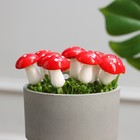 Топперы для творчества TAKE IT EASY «Грибочек мухоморчик», набор 20 шт., в цветы, кашпо, 4.5×3 см - Фото 3