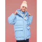 Куртка для девочек, рост 98 см, цвет голубой - фото 110716735