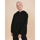 Куртка для девочек, рост 140 см, цвет чёрный - фото 110717108