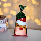 Пакет подарочный новогодний, для сладких подарков «Новогодний МИКС» 13×27 см±1 см - Фото 7