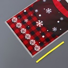 Пакет подарочный новогодний, для сладких подарков «Новогодний МИКС» 13×27 см±1 см - Фото 11