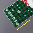 Пакет подарочный новогодний, для сладких подарков «Новогодний МИКС» 13×27 см±1 см - Фото 15