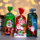 Пакет подарочный новогодний, для сладких подарков "Новогодний МИКС №2" 13×27 см±1 см - Фото 2