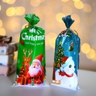 Пакет подарочный новогодний, для сладких подарков "Новогодний МИКС №2" 13×27 см±1 см - Фото 3