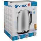 Чайник электрический Vitek VT-1110, металл, 1.7 л, 2400 Вт, серебристый - Фото 2