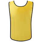 Манишка футбольная на резинке ONLYTOP, р. 50-56, цвет жёлтый - Фото 3