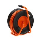 Удлинитель на катушке Luazon Lighting ЕСО, 4 розетки, 50 м, 16 А, ПВС 3×1.5 мм2, с з/к, IP 20, термовыключатель - Фото 3