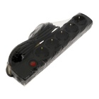 Сетевой фильтр Luazon Lighting, 5 розеток, 5 м, 3500 Вт, 3х1 мм2, 16 A, 220 В, c предохранителем, черный - Фото 8