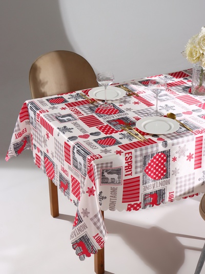 Скатерть новогодняя «Доляна. Сказочное чудо», 145×180 см, 100% п/э