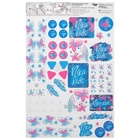 Снегокат с колёсами «Тимка спорт 6 Бабочки», ТС6/БТ, с родительской ручкой, со спинкой и ремнём безопасности 10479811 - фото 55150680