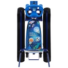 Снегокат с колёсами «Тимка спорт 6 Космический», ТС6-М/К, с родительской ручкой, со спинкой и ремнём безопасности - Фото 10