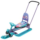 Снегокат «Тимка спорт 6» Малышарики, со спинкой, с родительской ручкой, фиолетовый, ТС6/МШ1 Nika - Фото 7