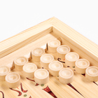 Нарды деревянные большие, настольная игра "Волк-21", 40 х 40 см, с шашками - Фото 5