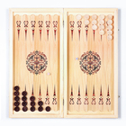 Нарды деревянные большие, с шашками "Змея с Черепом", настольная игра, 60 х 60 см - Фото 3