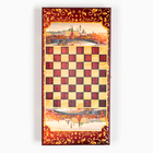Нарды деревянные большие, настольная игра "Москва", 40 х 40 см, с шашками - Фото 2