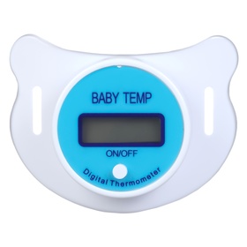 Термометр детский электронный «Пустышка», цвет белый