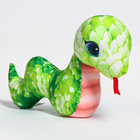 Мягкая игрушка "Змея", зеленая - фото 307224291