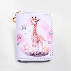 Кошелёк на молнии «Жираф» Выбражулька, белый - Фото 4