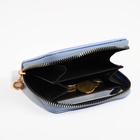 Кошелёк Выбражулька «Крокодил и слон», на молнии, маленький, детский, голубой - фото 120381655