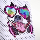 Кошелёк на молнии Выбражулька «Собачка», маленький, детский, белый - фото 120381666