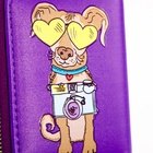 Кошелёк на молнии Выбражулька, фиолетовый - фото 65427319