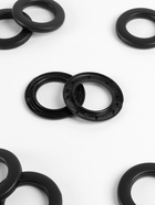 Люверсы для штор, d=3.5/5.5 см, 10 шт., матовые, чёрные - Фото 3