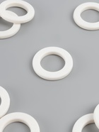 Люверсы для штор, d=3.5/5.5 см, 10 шт., матовые, белые - Фото 2