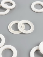 Люверсы для штор, d=3.5/5.5 см, 10 шт., матовые, белые - Фото 3