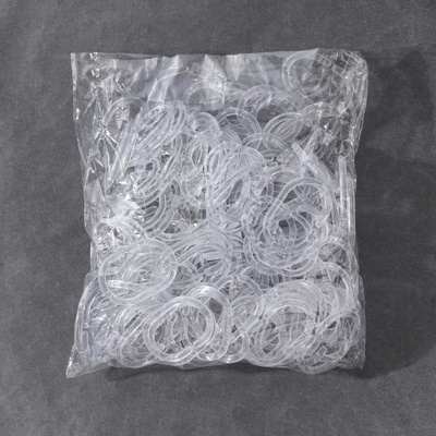 Кольцо для карниза, овальное, 55×36, толщина 5 мм, прозрачное