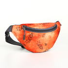 Поясная сумка на молнии, цвет оранжевый - фото 321799378
