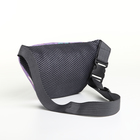 Сумка поясная детская для девочки на молнии, сиреневая - Фото 2