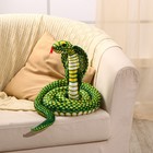 Мягкая игрушка «Змея. Кобра», 200 см, цвет зелёный - Фото 2