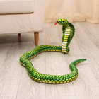 Мягкая игрушка «Кобра», 200 см, цвет зелёный - фото 4627848