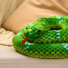 Мягкая игрушка «Змея», 200 см, цвет зелёный - Фото 2