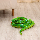 Мягкая игрушка «Змея», 200 см, цвет зелёный - фото 4627853