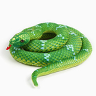 Мягкая игрушка «Змея», 200 см, цвет зелёный - фото 4627856