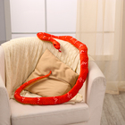 Мягкая игрушка «Змея», 200 см, цвет терракотовый - фото 4627861