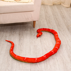 Мягкая игрушка «Змея», 200 см, цвет терракотовый - фото 4627862