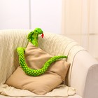 Мягкая игрушка «Змея. Кобра», 55 см, цвет зелёный - Фото 5