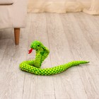 Мягкая игрушка «Змея. Кобра», 55 см, цвет зелёный - Фото 6
